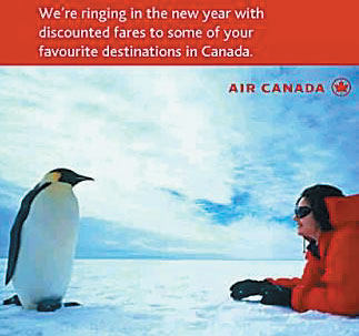 Air Canada Penguin Ad